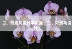 二、外观与设计手机宝「二、外观与设计」